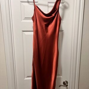 Petal and Pup Rust Dress